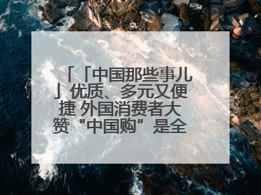 「中国那些事儿」优质、多元又便捷 外国消费者大赞“中国购”是全新体验！