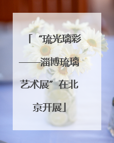 “琉光璃彩——淄博琉璃艺术展”在北京开展