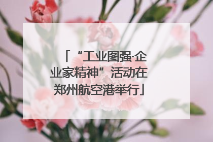 “工业图强·企业家精神”活动在郑州航空港举行