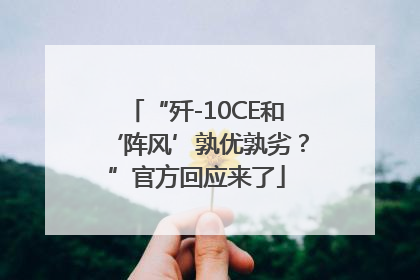 “歼-10CE和‘阵风’孰优孰劣？”官方回应来了