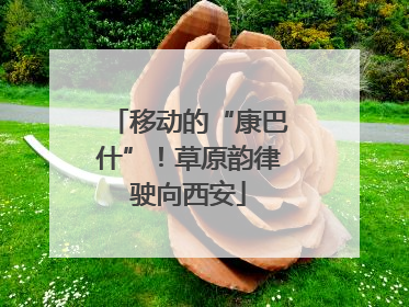 移动的“康巴什”！草原韵律驶向西安