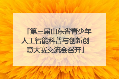 第三届山东省青少年人工智能科普与创新创意大赛交流会召开