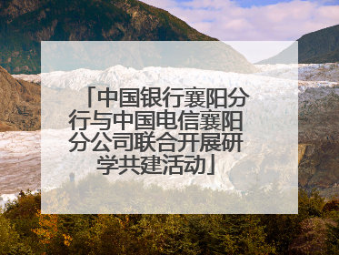 中国银行襄阳分行与中国电信襄阳分公司联合开展研学共建活动