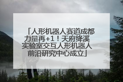 人形机器人赛道成都力量再+1！天府绛溪实验室交互人形机器人前沿研究中心成立