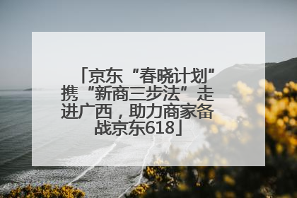 京东“春晓计划”携“新商三步法”走进广西，助力商家备战京东618