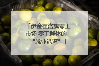 伊金霍洛旗零工市场 零工群体的“就业港湾”