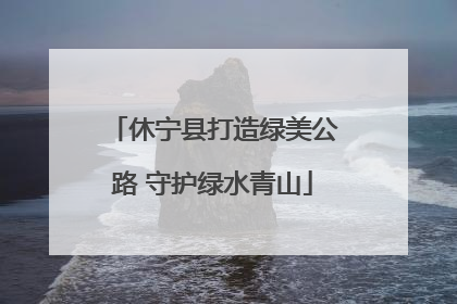 休宁县打造绿美公路 守护绿水青山