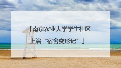 南京农业大学学生社区上演“宿舍变形记”