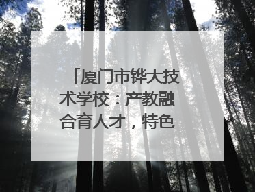 厦门市铧大技术学校：产教融合育人才，特色办学谱新篇