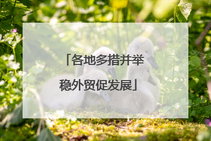 各地多措并举稳外贸促发展