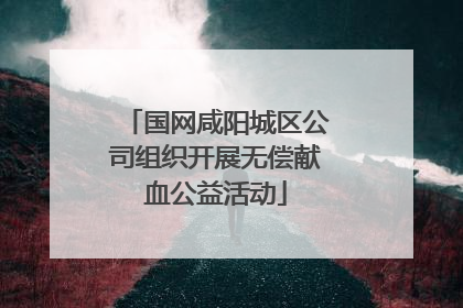 国网咸阳城区公司组织开展无偿献血公益活动