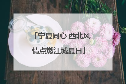 宁夏同心 西北风情点燃江城夏日