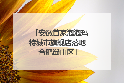 安徽首家泡泡玛特城市旗舰店落地合肥蜀山区