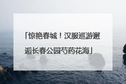 惊艳春城！汉服巡游邂逅长春公园芍药花海