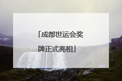 成都世运会奖牌正式亮相