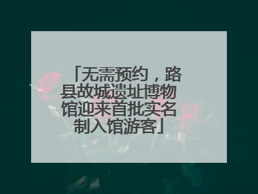 无需预约，路县故城遗址博物馆迎来首批实名制入馆游客
