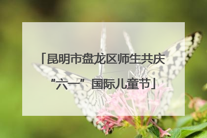昆明市盘龙区师生共庆“六一”国际儿童节