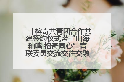 榕奇共青团合作共建签约仪式暨“山海和鸣 榕奇同心”青联委员交流交往交融活动在福州举行