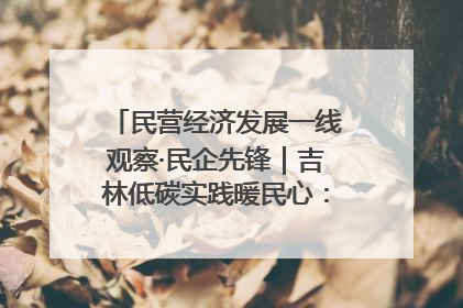 民营经济发展一线观察·民企先锋｜吉林低碳实践暖民心：太阳能供暖技术为北方清洁取暖破局