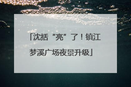 沈括“亮”了！镇江梦溪广场夜景升级