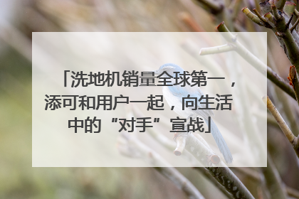 洗地机销量全球第一，添可和用户一起，向生活中的“对手”宣战