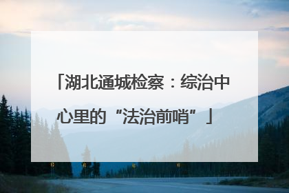 湖北通城检察：综治中心里的“法治前哨”