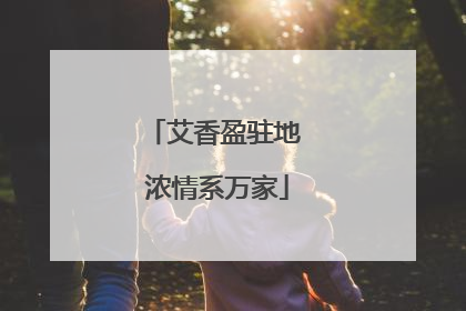 艾香盈驻地 浓情系万家