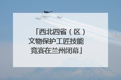 西北四省（区）文物保护工匠技能竞赛在兰州闭幕