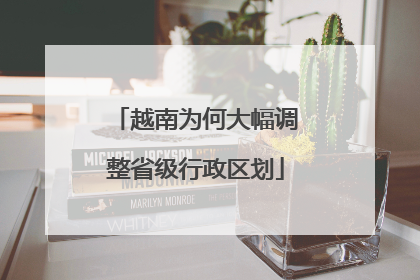 越南为何大幅调整省级行政区划