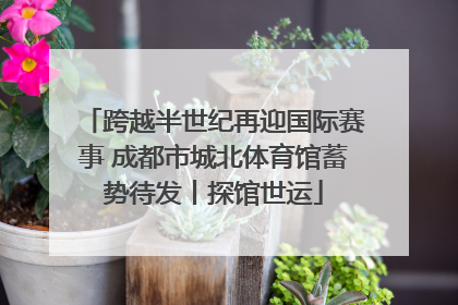 跨越半世纪再迎国际赛事 成都市城北体育馆蓄势待发丨探馆世运