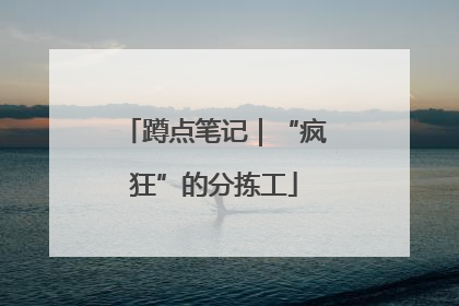 蹲点笔记｜“疯狂”的分拣工