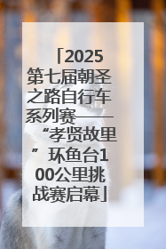 2025第七届朝圣之路自行车系列赛——“孝贤故里”环鱼台100公里挑战赛启幕