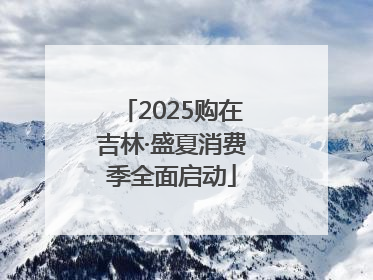 2025购在吉林·盛夏消费季全面启动